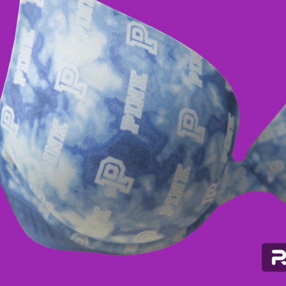 PINK Victoria's Secret wear everywhere push up bra "pink, p" everywhere 32B - Picture 5 of 7